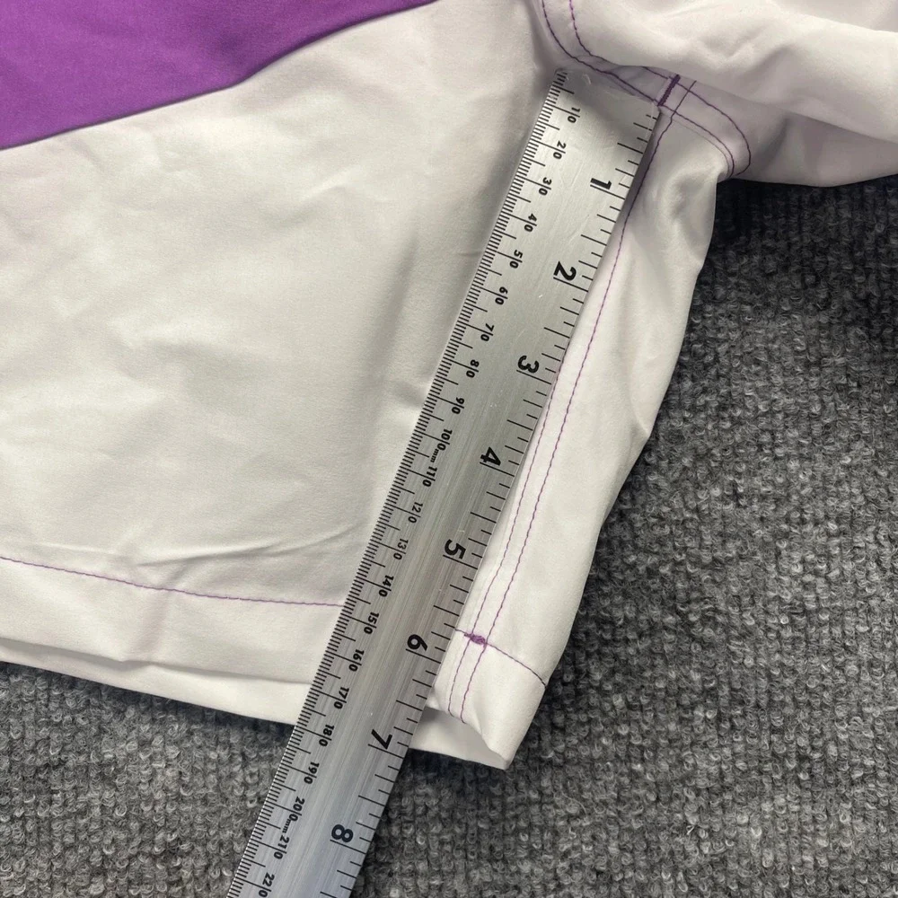 Fair Harbor x Montauk Brewing Co Bayberry Swim Trunks Purple White Mens XL NEW